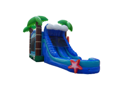 IMG 5690 1750873695 Aloha Bounce Slide Combo Dual Lane Wet/Dry