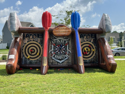 Big Throwdown Interactive Axe and Dart Throw Game