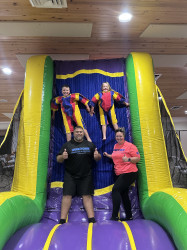 Retro Rainbow Inflatable Sticky Wall