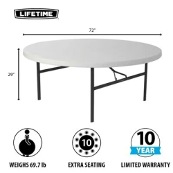 1290bf42 530b 4161 b8e3 1fe108749f47 1768411077 72" White Plastic Lifetime Round Table (Commercial)