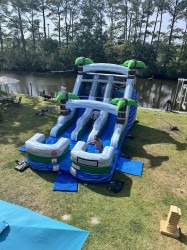 2024 07 03 1741033907 15' Tropical Marble Double Lane Bay Wet/Dry Slide