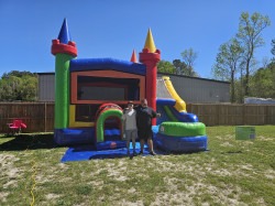 20240414 1121110 1715266959 Modular Rainbow Wet/Dry Bounce Slide Combo