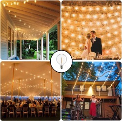 81GdVYc3wL. AC SL1477 1744078782 SUNSGNE 100Ft LED Globe String Lights Shatterproof Waterproo