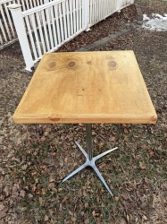 24” Square Cocktail bistro table
