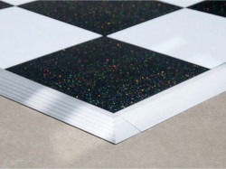 IMG 2018 1739472967 15' X 15' Commercial Portable Black and White Finish Dance F