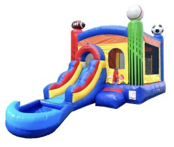 Deluxe Sports Wet/Dry Bounce Slide Combo
