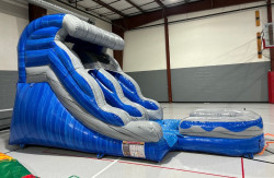 IMG 2595 1771336304 12' Marble Blue Ocean Wave Wet/Dry Slide