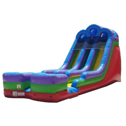 IMG 4752 1748371991 18' Retro Rainbow Double Lane Wet/Dry Slide