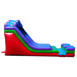 IMG 4753 1748371991 18' Retro Rainbow Double Lane Wet/Dry Slide