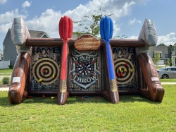 Big Throwdown Interactive Axe and Dart Throw Game