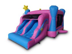 Mini Enchanted Bounce Slide 4 1741459142 Mini Enchanted Bounce House Slide