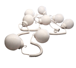 Tent Globe Lights - 8 globe per strand/ 30ft white lights