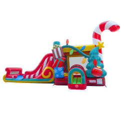 Mega Christmas  Wet/Dry Bounce Slide Combo