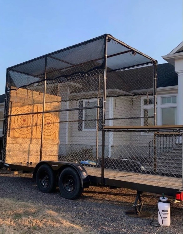 Mobile Axe Throwing Trailer